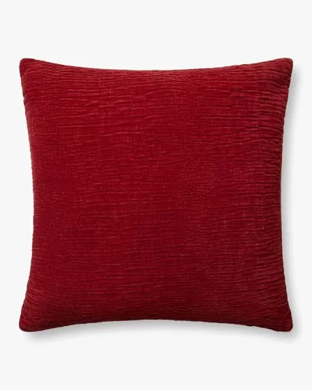 PLL0097 Red 22" x 22" Pillow