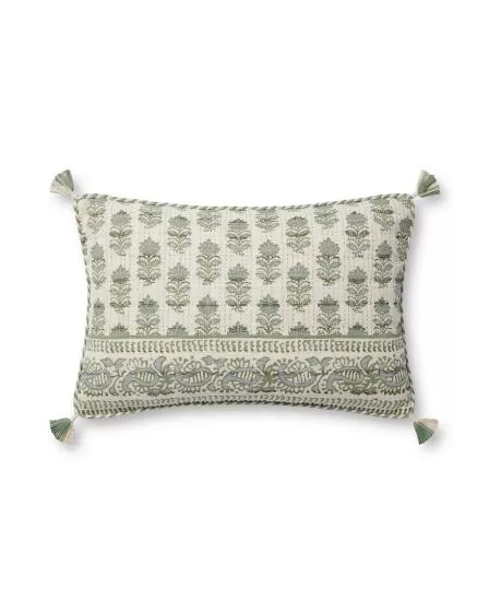 PLL0113 Sage/Ivory 13"x21" Pillow