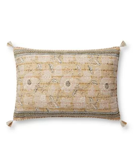 PLL0116 Wheat/Multi 16"x26" Pillow