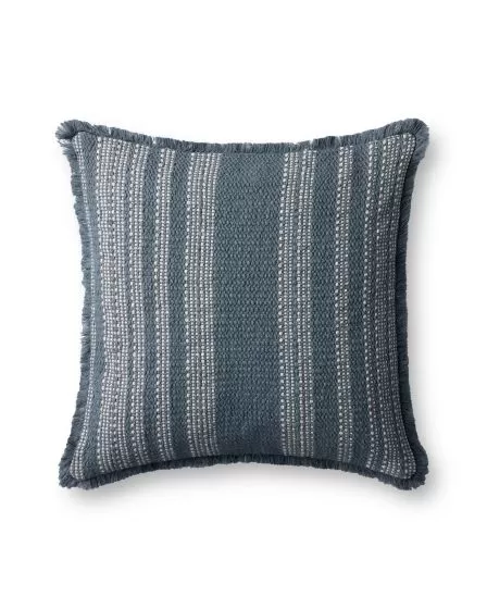 PLL0131 Blue/Ivory 20"x20" Pillow