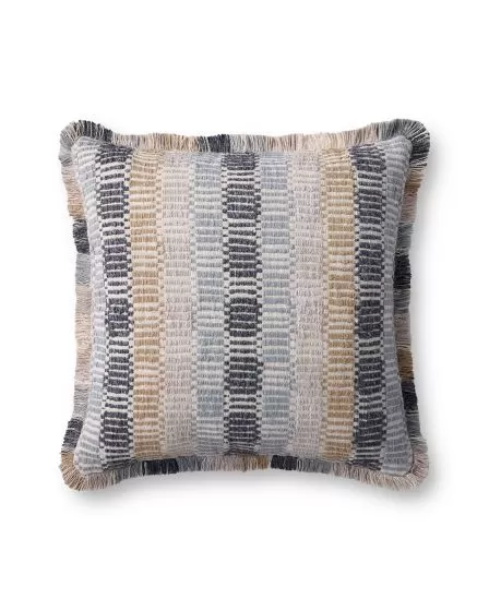 PLL0133 Blue/Multi 22" Pillow