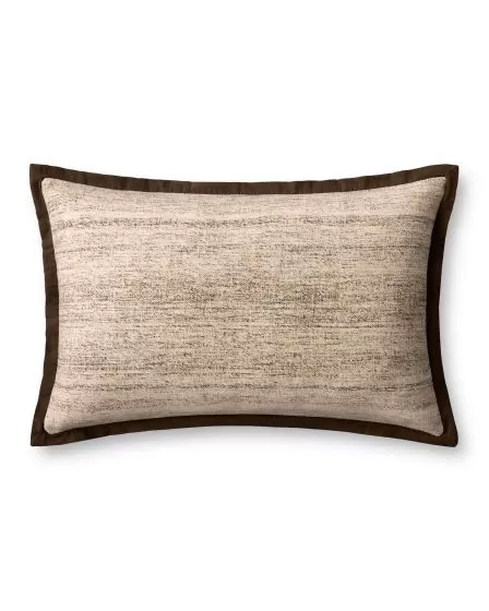 PLL0143 Brown/Ivory 16"x26" Pillow