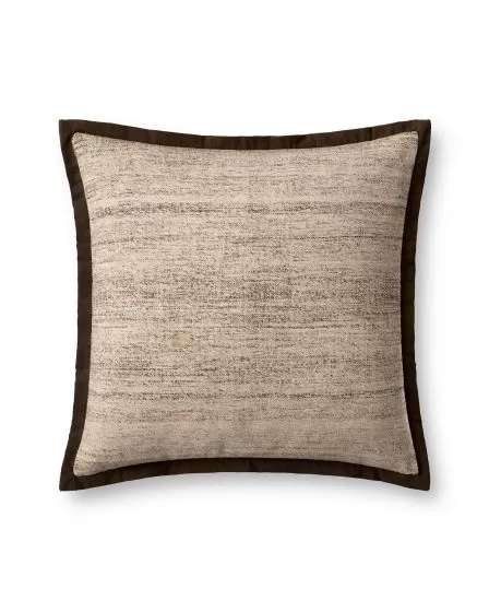 PLL0143 Brown/Ivory 22" Pillow