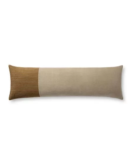 PLL0161 Mustard 12"x46" Lumbar Pillow