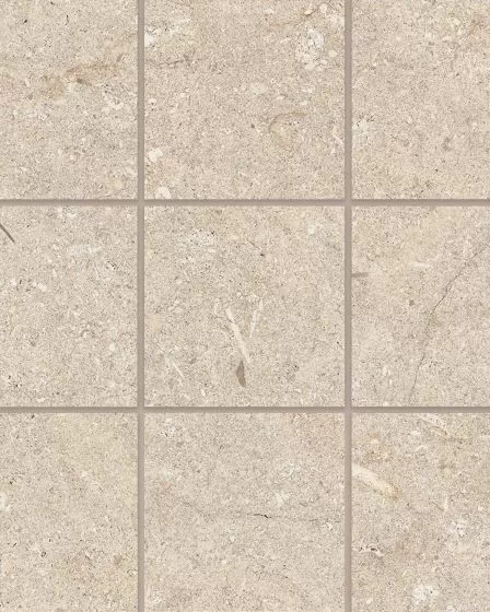 Poetry Stone Beige Matte Glazed Porcelain 4"x4" Mosaic