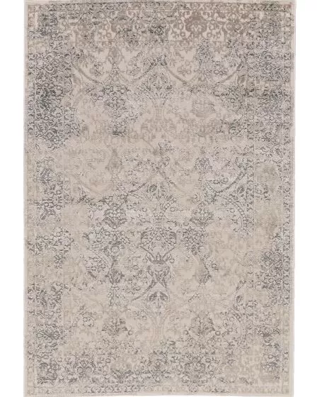 Prasad 3682F Ivory/Gray/Black Area Rug