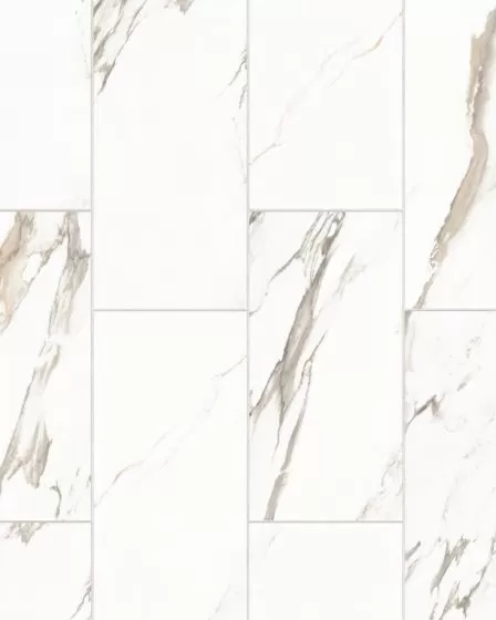 Prati Calacatta Borghini Warm Honed Glazed Porcelain 12"x24" Field TIle