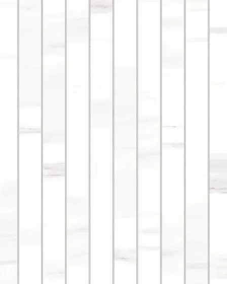 Prati Dolomite Honed Glazed Porcelain 1"x12" Mosaic Tile