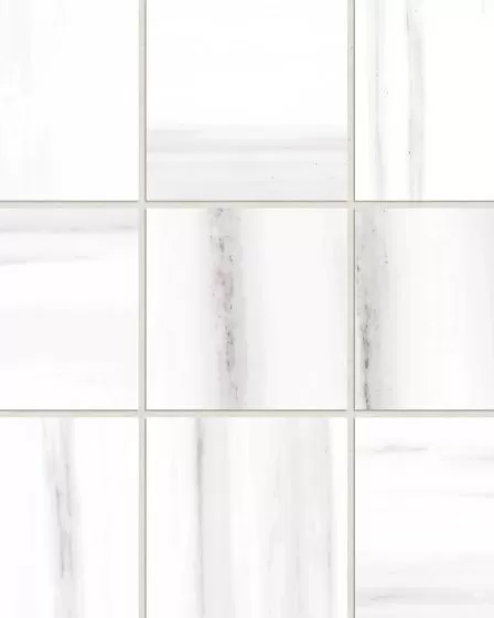 Prati Dolomite Honed Glazed Porcelain 4"x4" Mosaic Tile