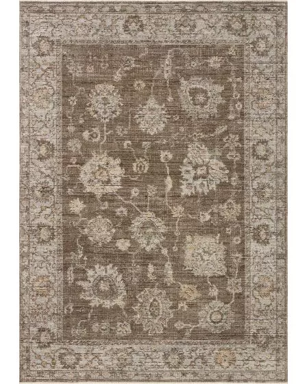 Priscilla PRL-01 Bark/Ivory 10'0"x10'0" Square Rug