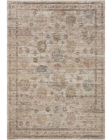 Priscilla PRL-06 Ivory/Multi 10'0"x10'0" Square Rug