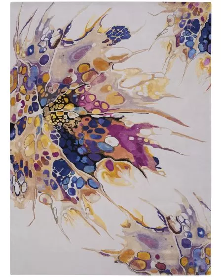 Prismatic PRS20 Grey Lilac Multicolor 12'x15' Area Rug