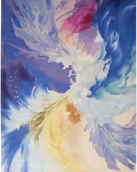 Prismatic PRS37 Blue Multicolor 2'x3' Area Rug