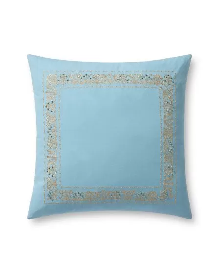 Estee Border PRP0062 Lt. Blue 22" Pillow