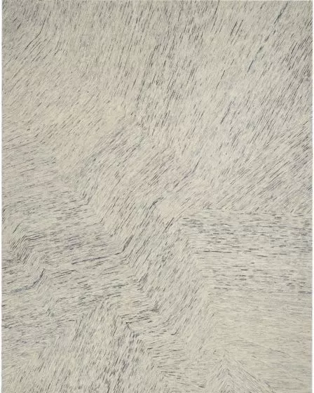 Pure Angles ANG01 Grey 3'9"x5'9" Area Rug