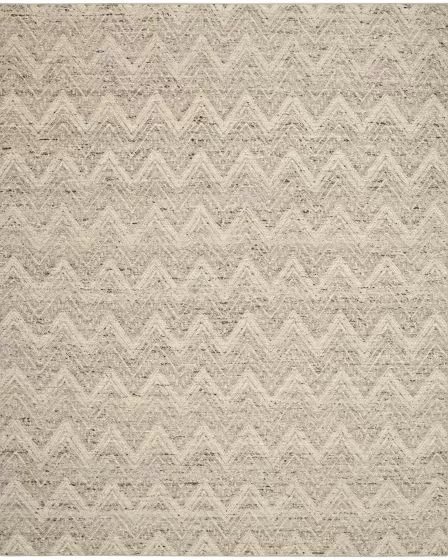 Pure Purl PUU01 Grey Ivory 5'3"x7'3" Area Rug