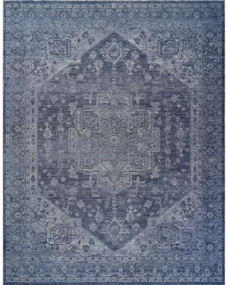 Pure Shades SAD02 Blue 4'x6' Area Rug