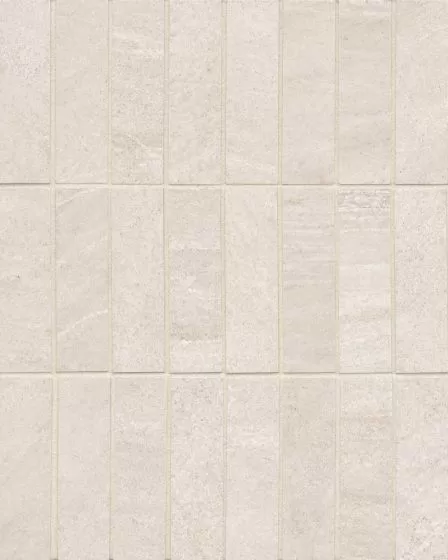 Purestone Beige Natural Glazed Porcelain 1"x4" Mosaic Tile