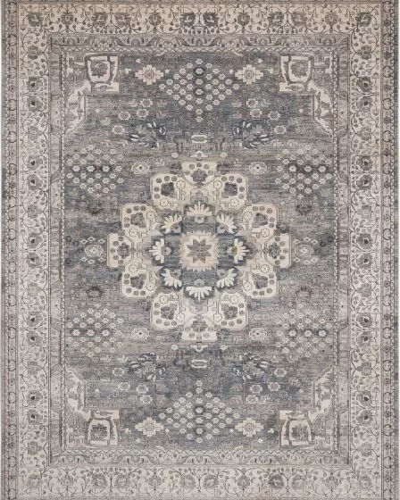 Quarry QUA07 Grey/Ivory Area Rug