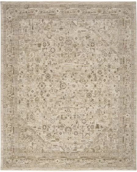 Retreat RET03 Beige 5'3"x7'6" Area Rug