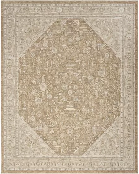 Retreat RET03 Mocha 5'3"x7'6" Area Rug