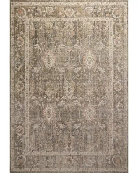 Rosemarie ROE-01 Sage/Blush 5'0"x5'0" Round Rug