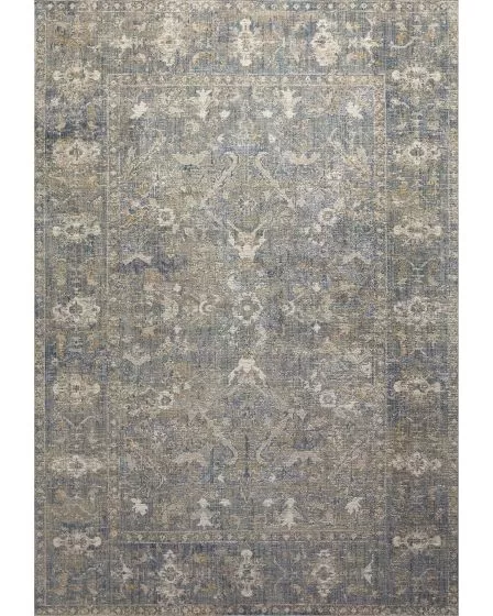 Rosemarie ROE-03 Sand/Lagoon Area Rug
