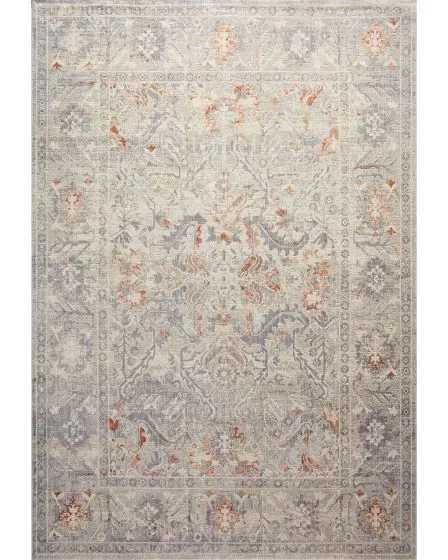 Rosemarie ROE-05 Oatmeal/Lavender Rug