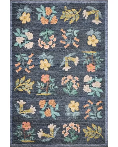 Rosa RSA-03 Navy Area Rug