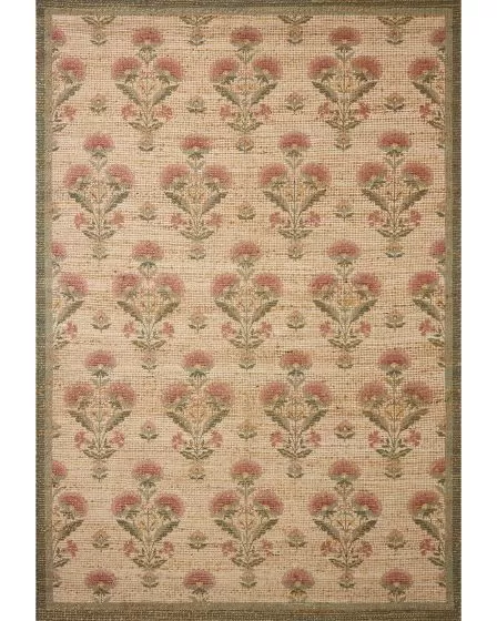 Rue RUE-01 Sage/Blush 2'3"x3'9" Area Rug