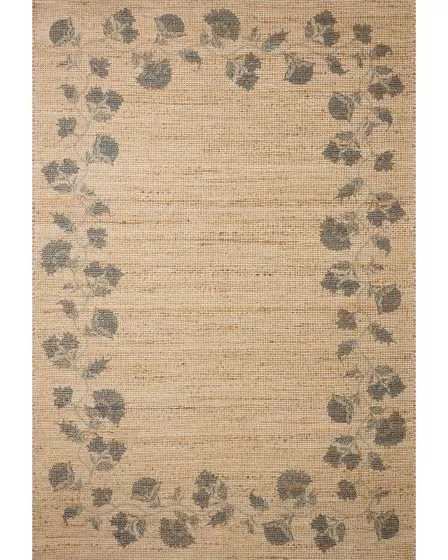 Rue RUE-05 Natural/Denim 2'3"x3'9" Area Rug