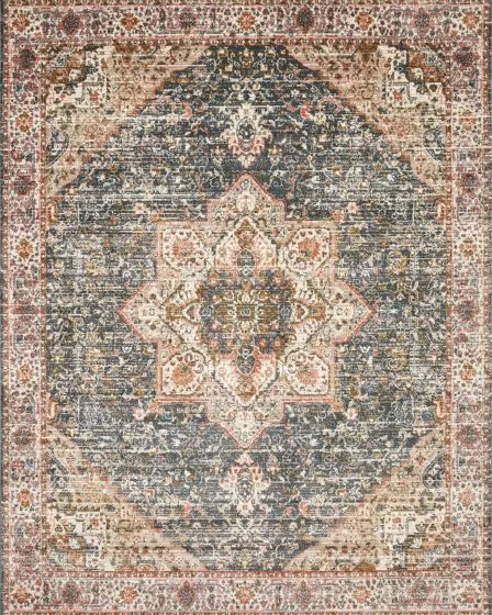 Saban SAB-01 Blue/Multi Area Rug
