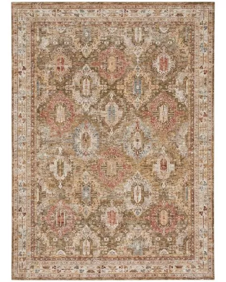 Sahar SHR01 Green Area Rug