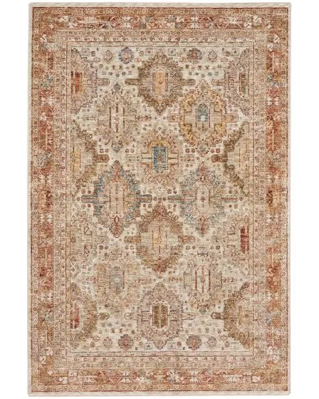 Sahar SHR01 Ivory/Multi Area Rug