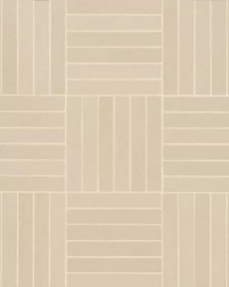 Sahara Ecru Matte Glazed Porcelain 5/8"x4" Crosshatch Mosaic Tile