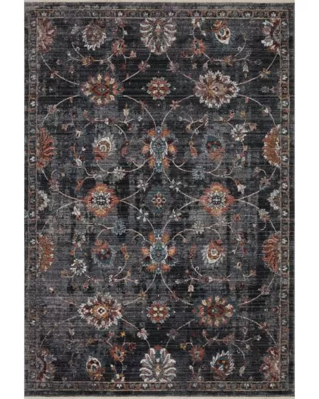 Samra SAM-08 Charcoal/Multi Area Rug