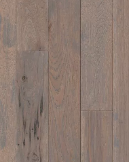 American Scrape 5" Solid Hickory Ocean Mist Hardwood
