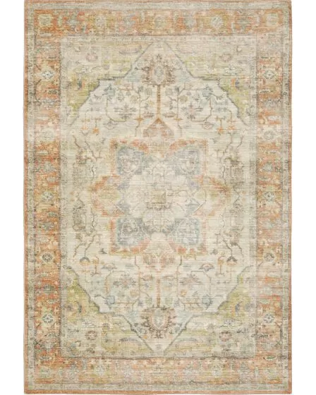 Savoy 28101 Orange/Blue Area Rug