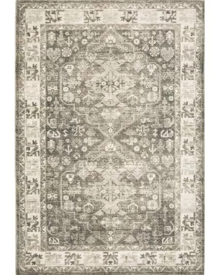 Savoy 28105 Charcoal/Ivory Area Rug
