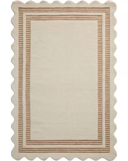 Scottie SCO-01 Ivory/Rust Area Rug