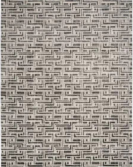 Serenity Home SRH04 Grey Ivory Area Rug