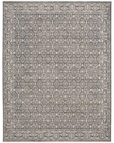 Shadows SHW04 Charcoal Ivory 10'x13' Area Rug