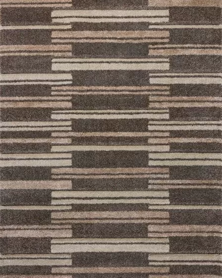 Silas SLA-08 Mocha/Champagne Area Rug