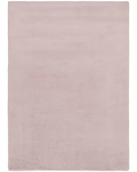 Soft Plush Rabbit Fur SFF01 Lavender 4'x6' Area Rug