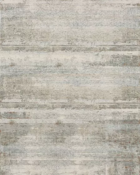 Solitude Silk Road Cream Dark Grey Area Rug