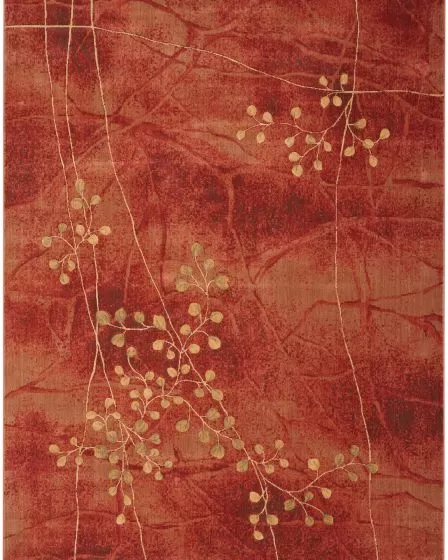 Somerset ST74 Flame Area Rug