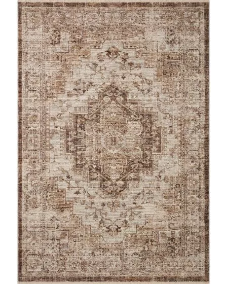 Sorrento SOR-03 Mocha/Multi Area Rug