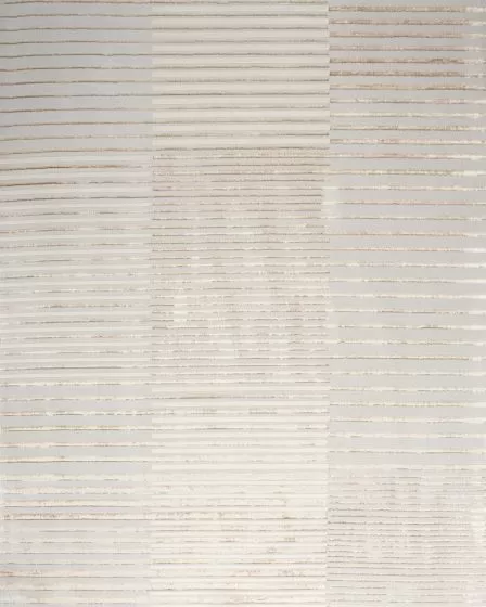 Splash BSK04 Beige Silver 5'3"x7'3" Area Rug
