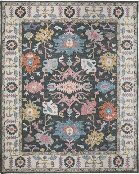 Springfield 8A47F Gray/Ivory/Blue Area Rug