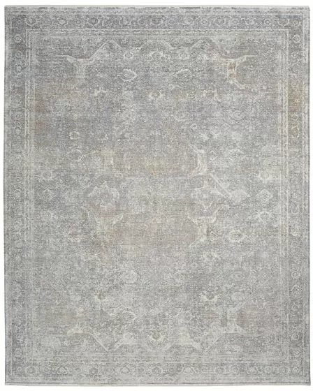 Starry Nights STN03 Silver/Cream Area Rug